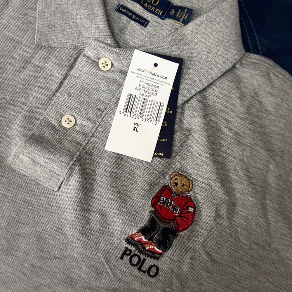 Ralph Lauren mens Gray Polo Shirt